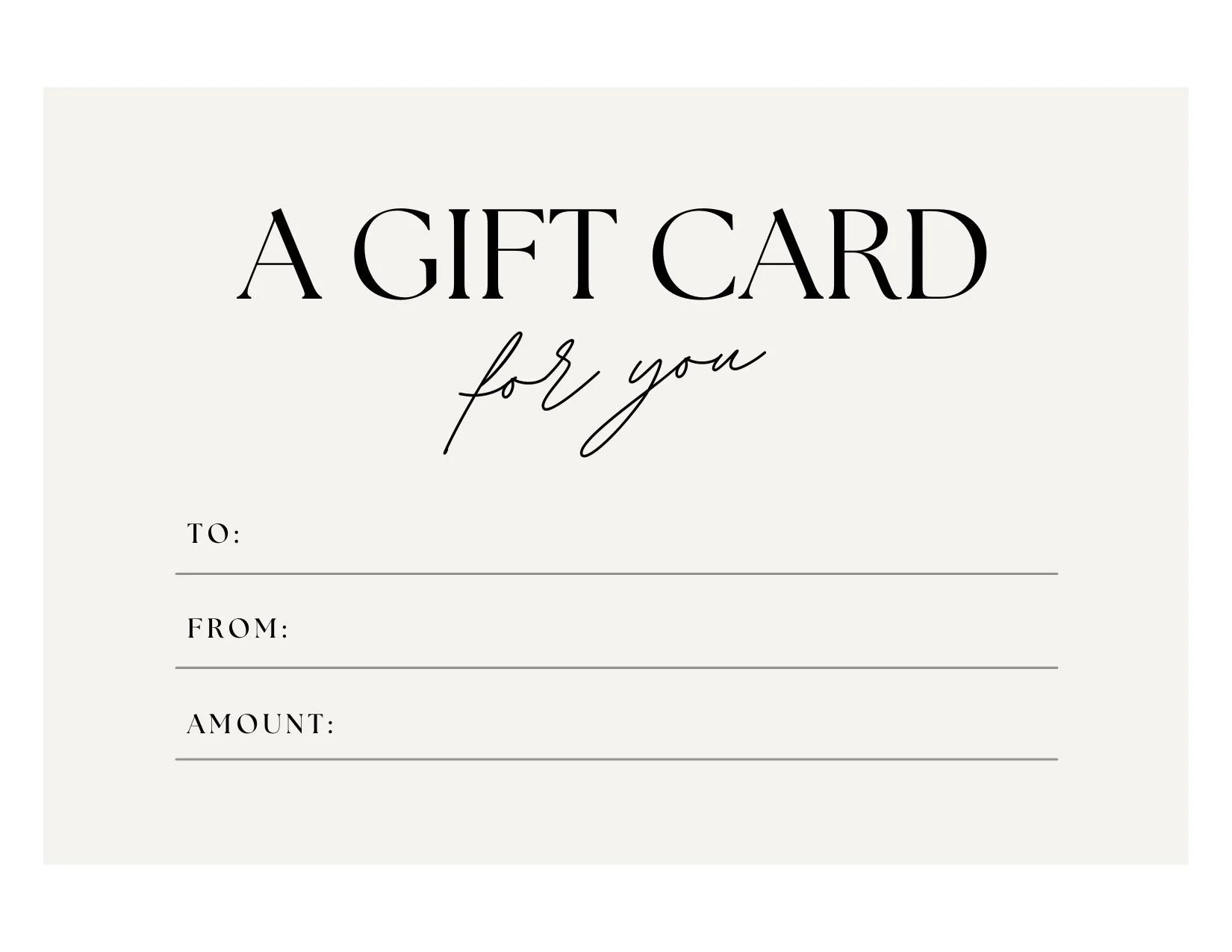 Gift Card