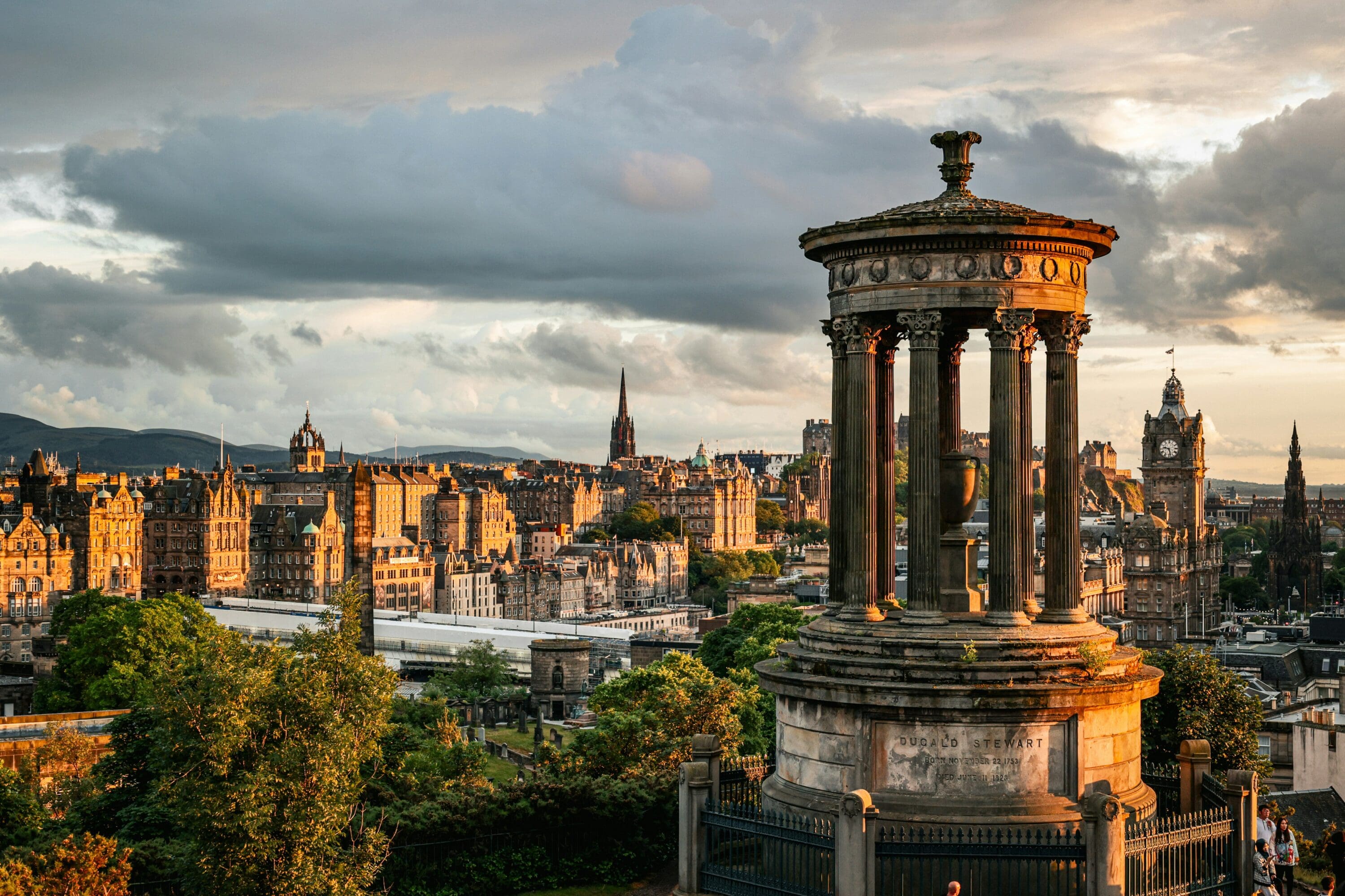 a view of a city from the top of a tower