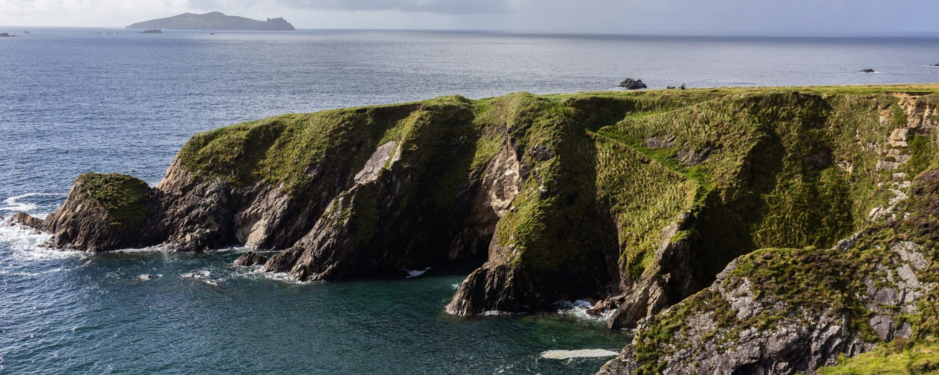 Dramatic sheer coastal cliffs