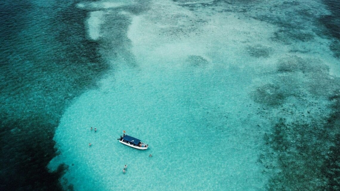 Boat at the San Blas Islands, Panama.