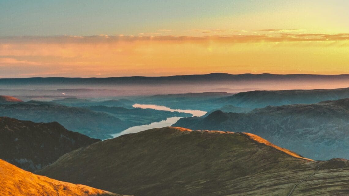 Early morning trek up to Helvellyn to catch a sunrise