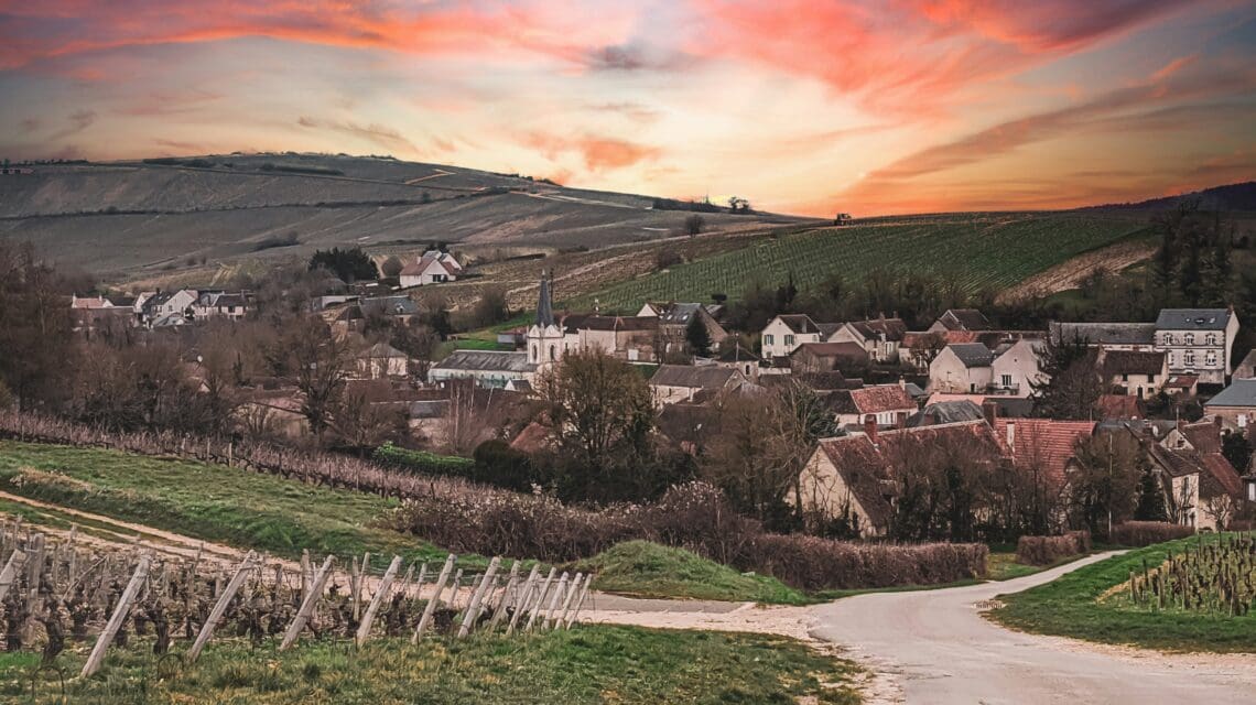 houses on green grass field during sunset
