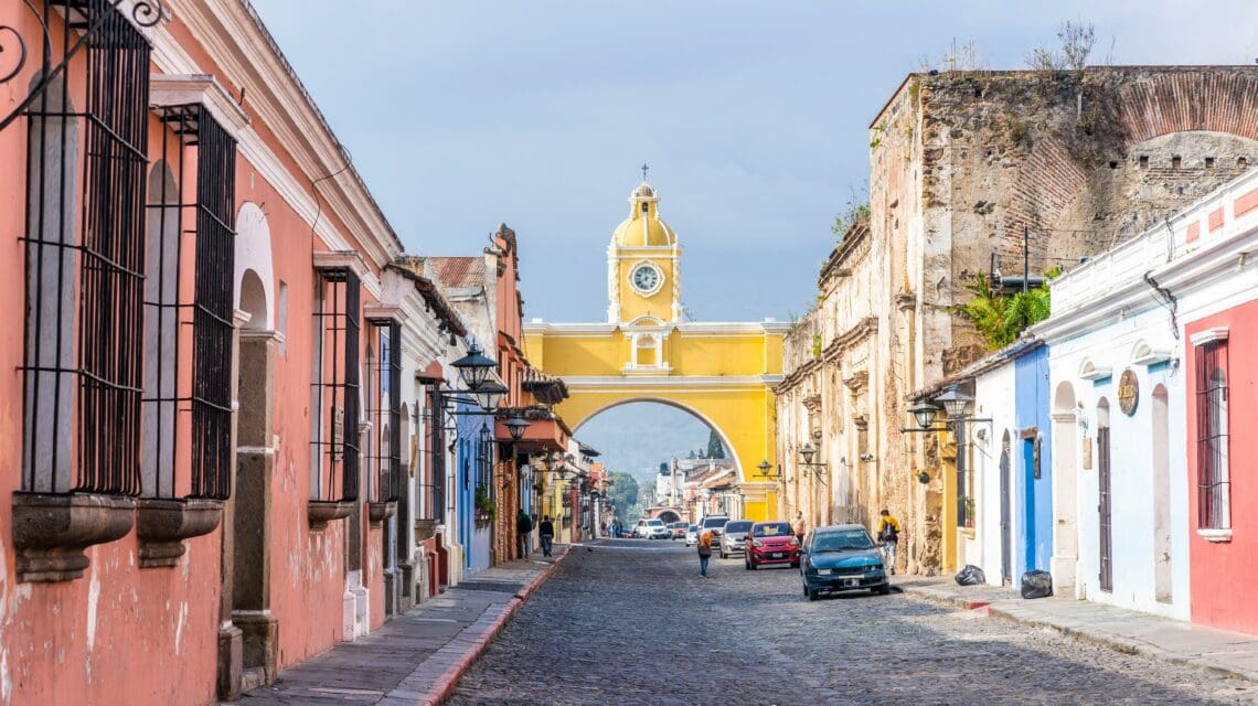 This photo was taken early morning in Antigua Guatemala by Rodrigo Escalante